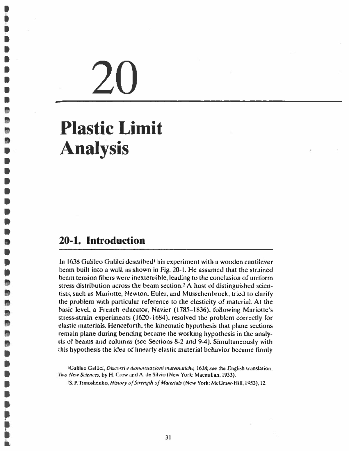 Plastic Analysis 1 BCEE 342 Studocu