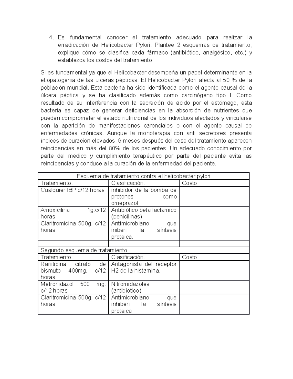 Costo amoxicillina 1g