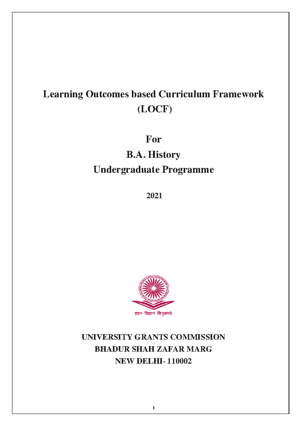 2500520 UGC-document-on-LOCF-History - Learning Outcomes based ...