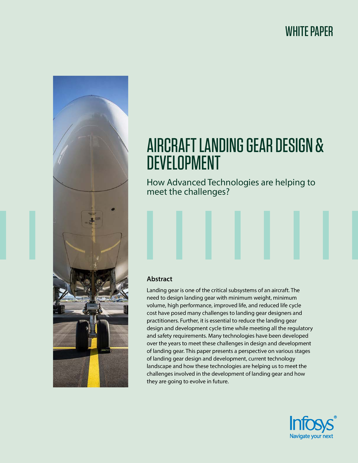 Landing Gear Design And Development - WHITE PAPER AIRCRAFT LANDING GEAR ...