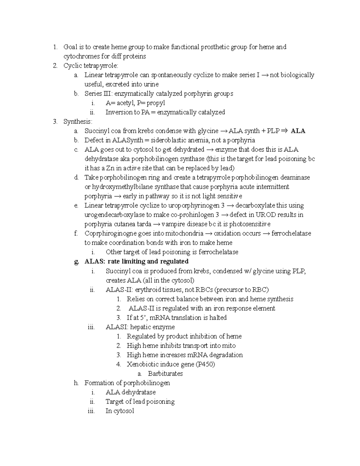 Biochem Exam 4 Review - ALL Objectives And Focus Questions Answered For ...