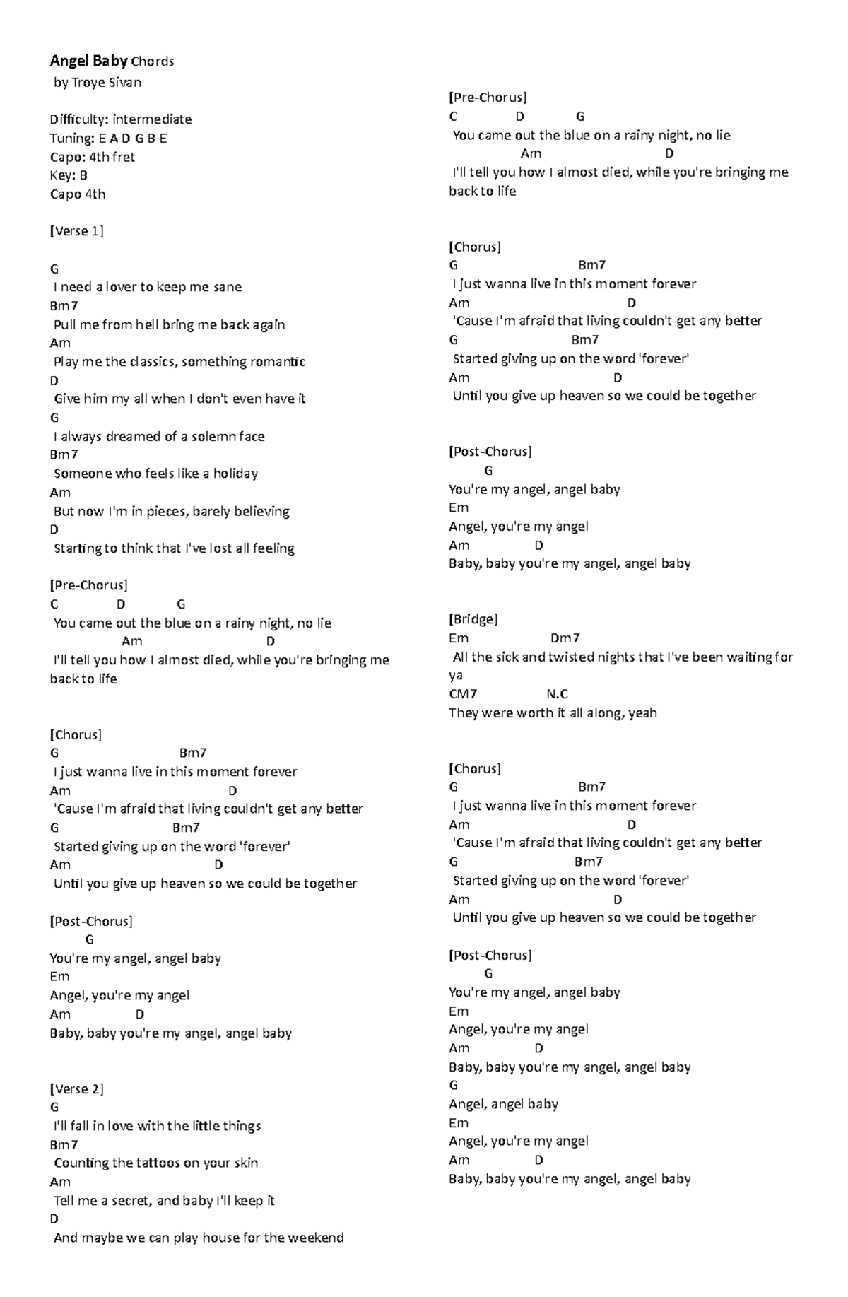 Chords....................... [Verse 1] E Hindi naman
