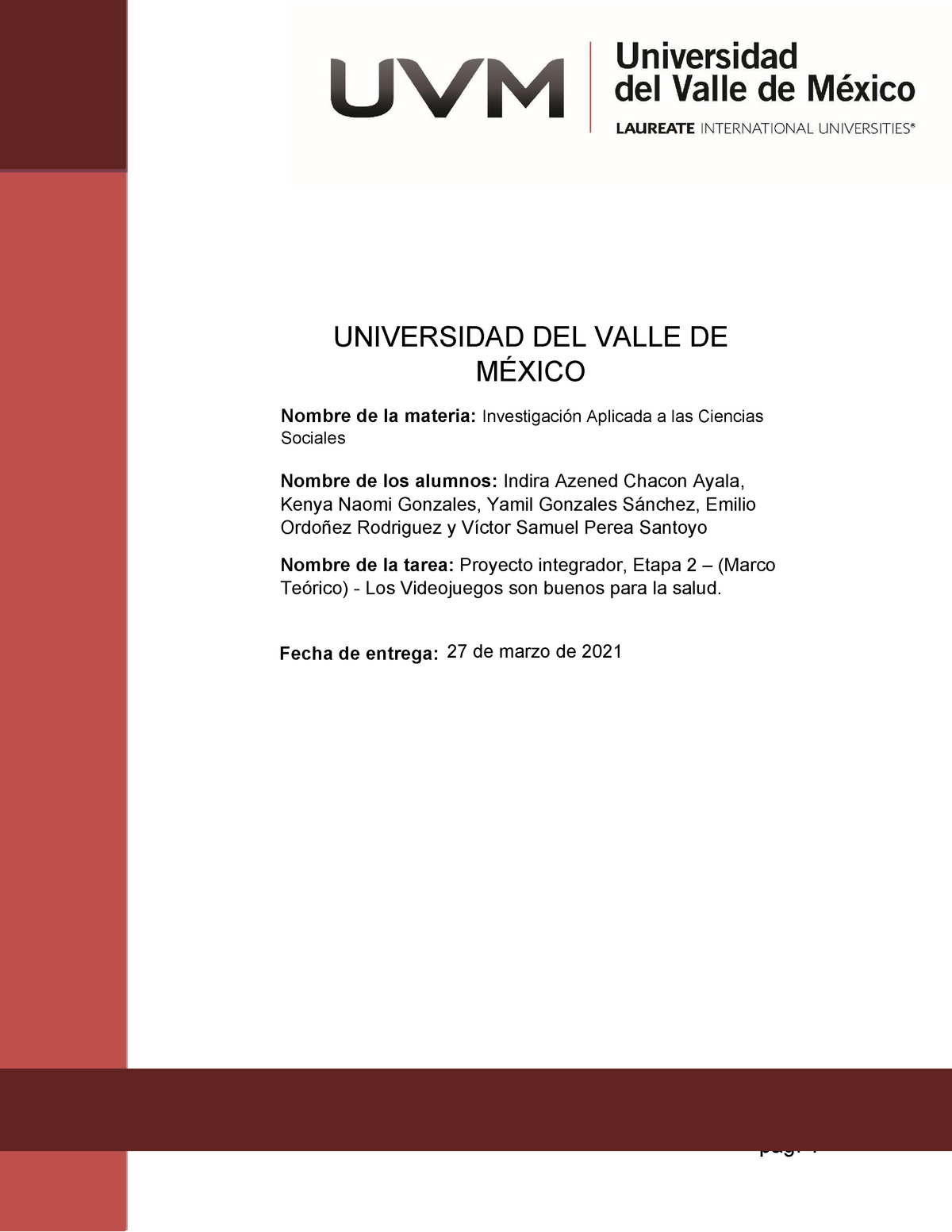 Actividad Proyecto Integrador Etapa Estadistica Descriptiva Uvm Studocu Kulturaupice