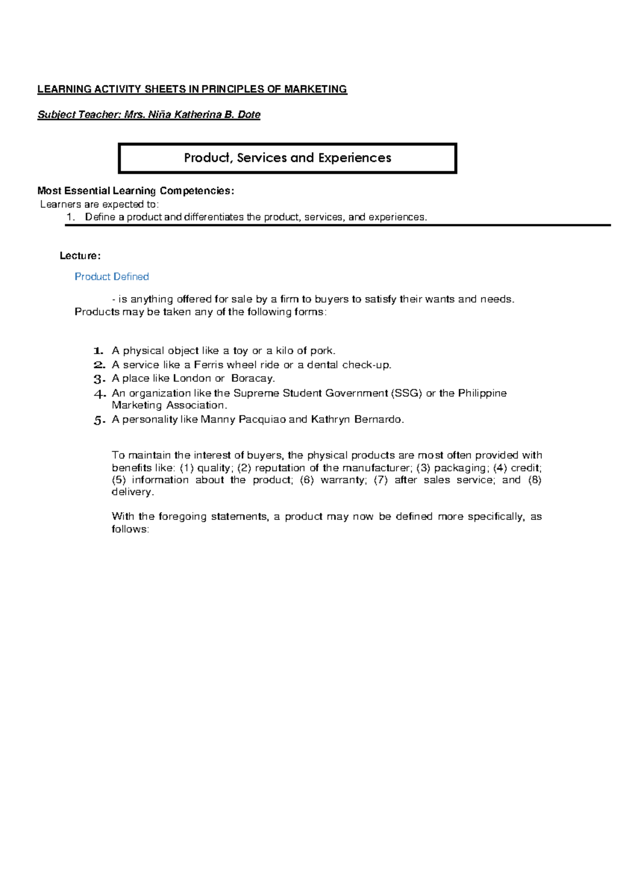 Module for students-practice materials that will help them to study and ...