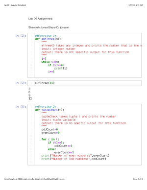 CS 103 Final Revie - Jupyter Notebook - FINAL EXAM REVIEW: Problem ...