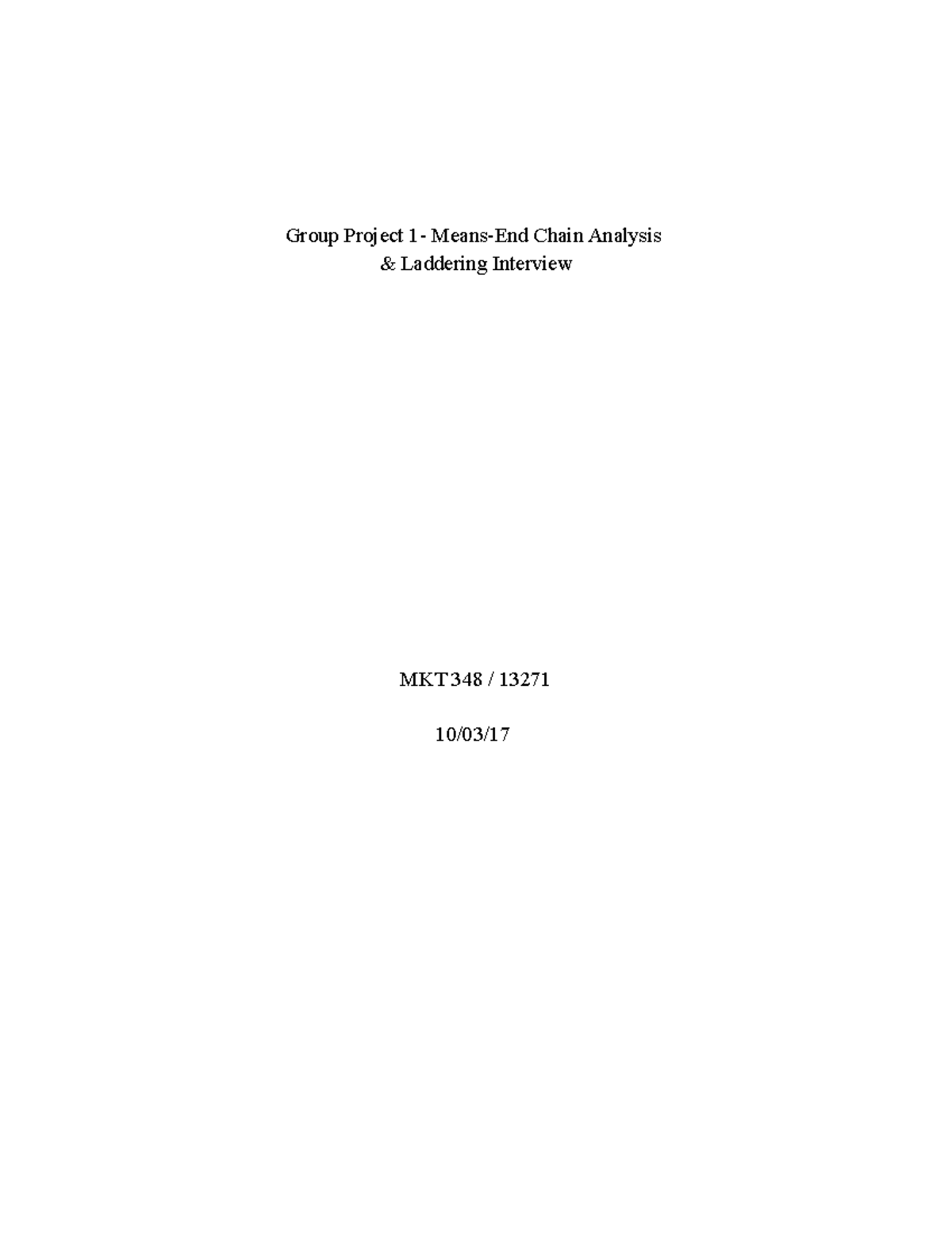 project-1-write-up-final-group-project-1-means-end-chain-analysis-laddering-studocu