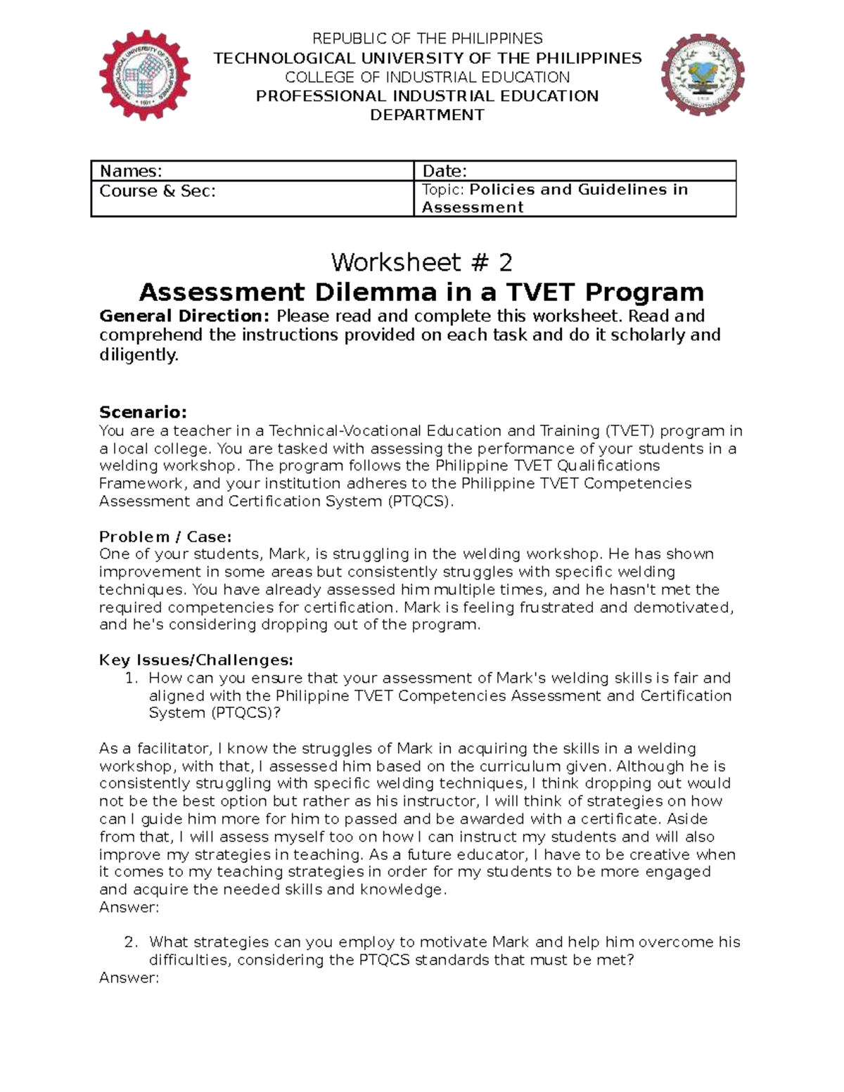 worksheet-2-assessment-dilemma-in-a-tvet-program-names-date