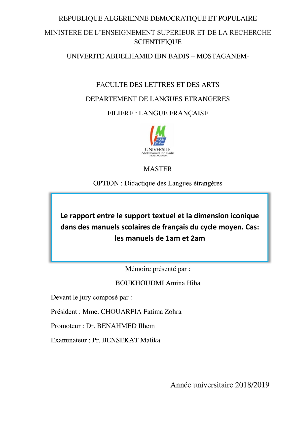 Le rapport entre le support textuel et la dimension iconique ...