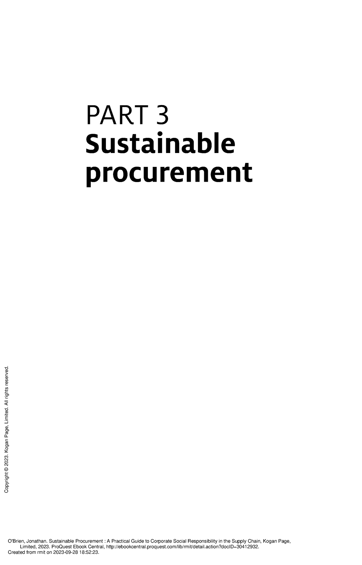 Book Chapter Sustainable Procurement A Practical Guide To Corporate ...