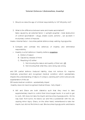 LAW5001 Tort Formative SD - LAW5001: Tort Law 2023/ QUEEN MARY SCHOOL ...