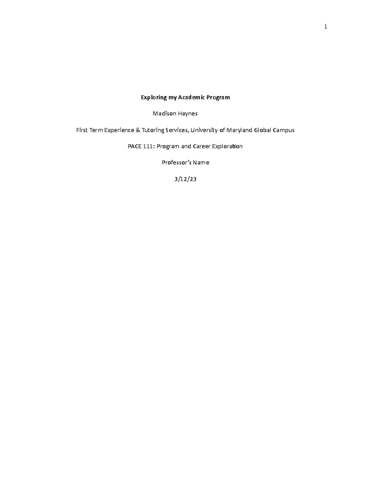 Exploring Academic Program: Certifications Internships and Career ...