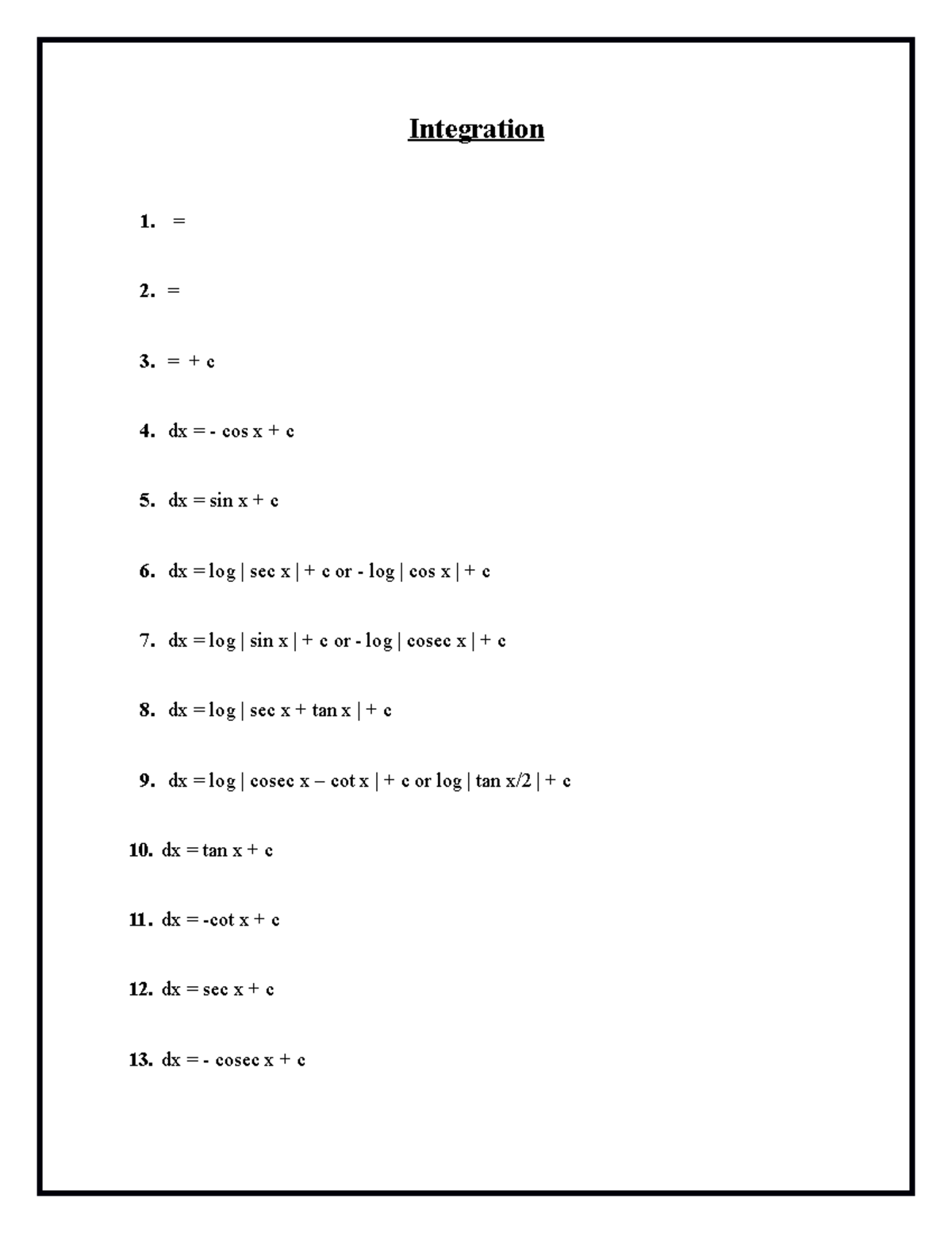 formula-of-special-integral-integration-1-2-3-c-4-dx