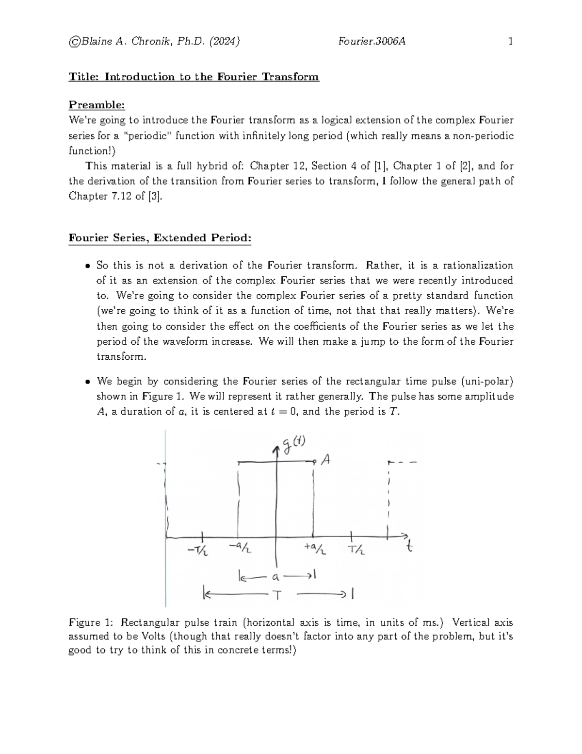 M5 FTransform 1 - These are the notes for Fourier Series - Title ...