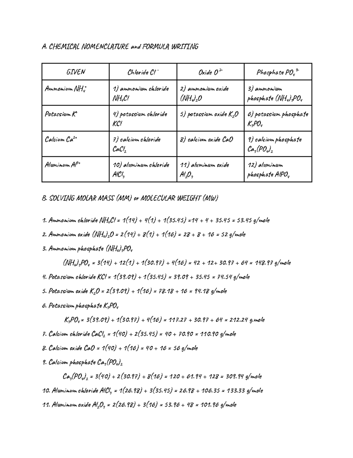PCCH100 LEC GR SW - This was for Inorg Chem Lec. - A. CEC NOCUR an FOL ...
