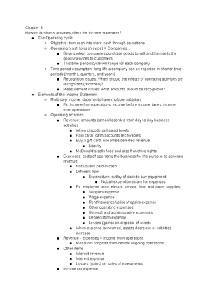 Chapter 2 Notes Honors Financial Accounting - ACCT 2901 - Temple ...