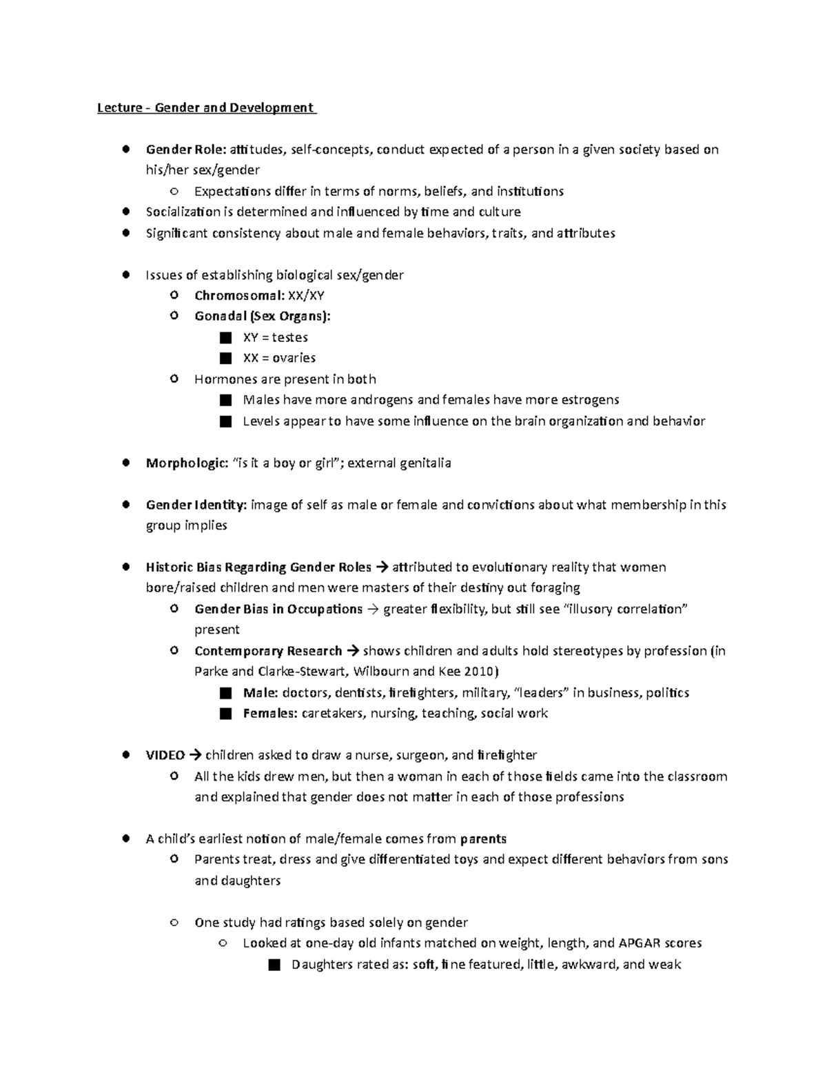 Lecture 9 Development and Gender - Lecture Gender and Development ...