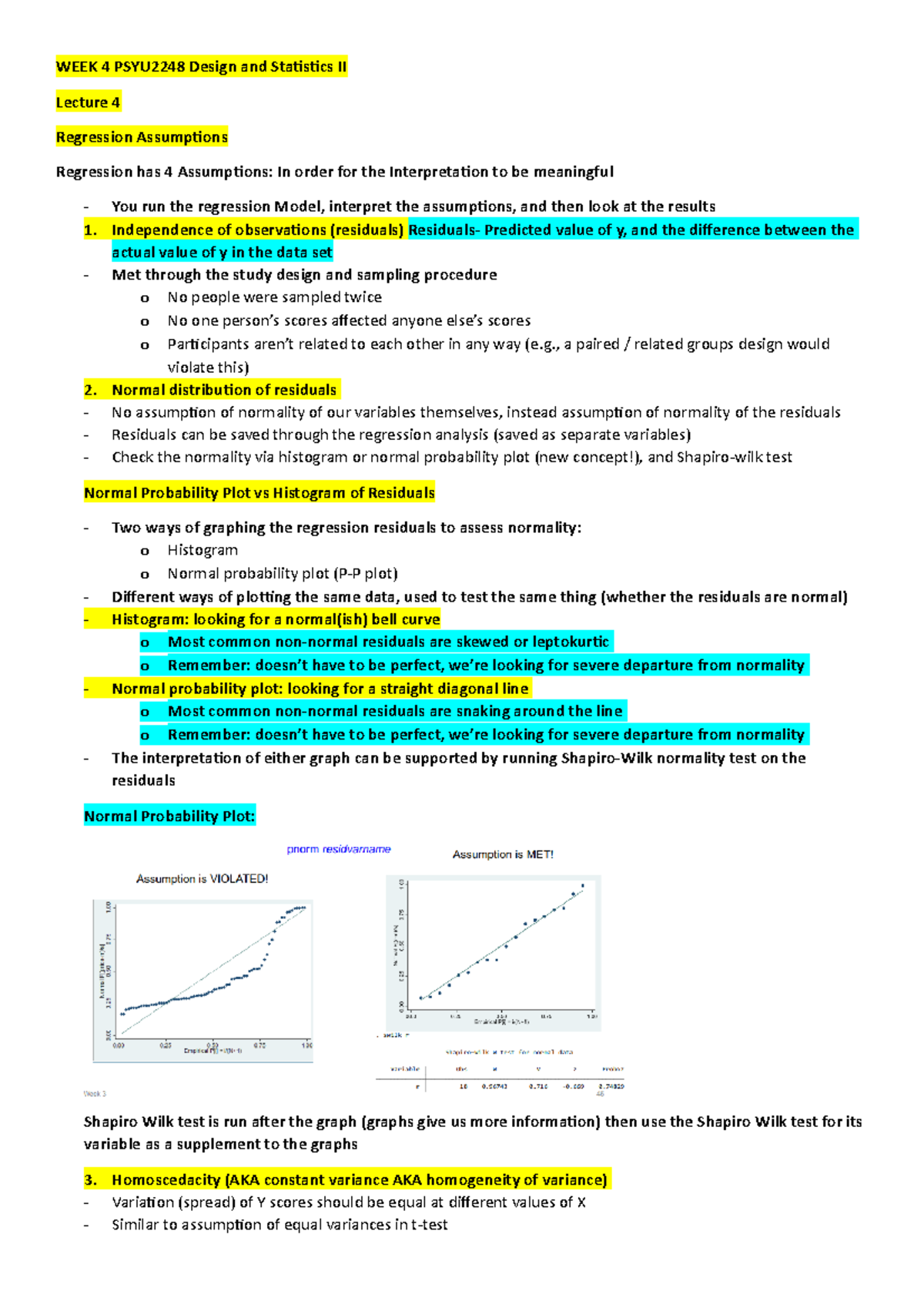 WEEK 4 PSYU2248 Design and Statistics II - , a paired / related groups ...
