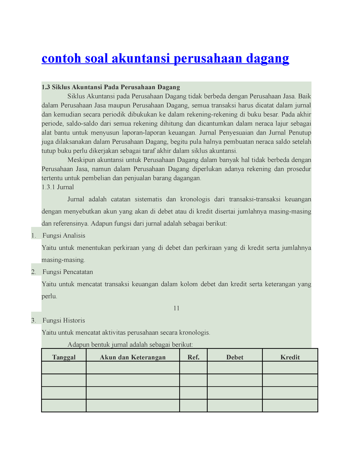 346309517 Contoh Soal Akuntansi Perusahaan Dagang - Contoh Soal ...