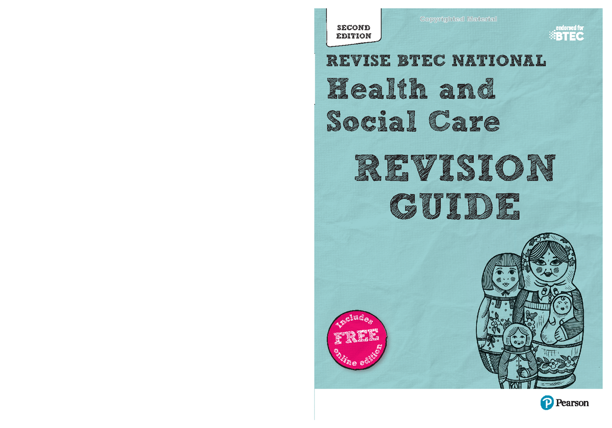 Revise btec national health and social care revision guide I n cl ude