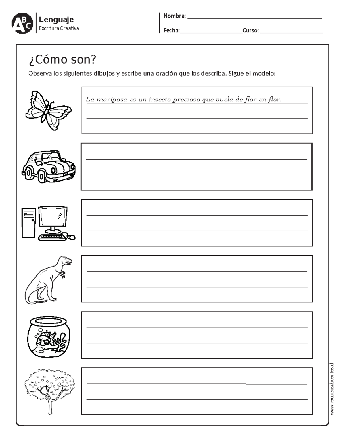 Super Cuaderno De Escritura Creativa Primer Ciclo 23 Fichas Lenguaje