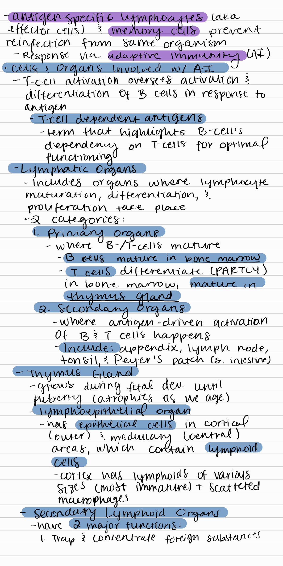 Immunology Ch. 3 NOTES - BIOL 4323 - Studocu