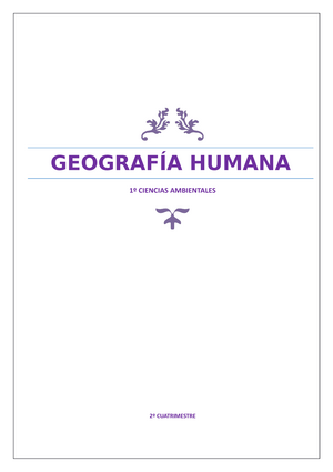 Tema 3 GH - Geografia Humana La Persona - Tema 3 ¿Qué Es La Geografía ...