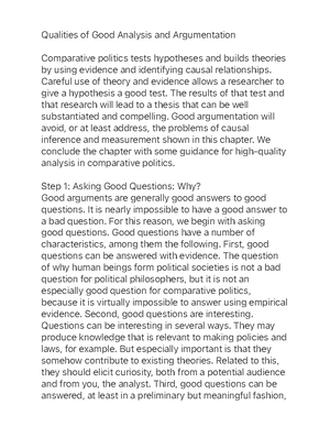 Comparative-Chapter 2 textbook notes - Comparative-Chapter 2 CHAPTER 2 ...