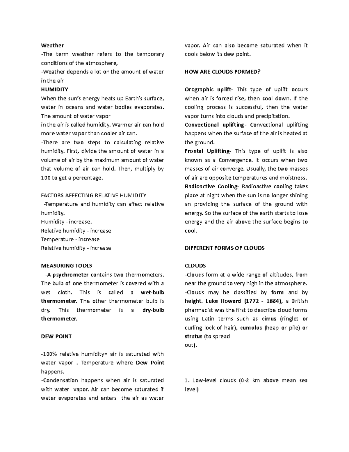 Studies The Atmosphere And Weather - 9usme4q