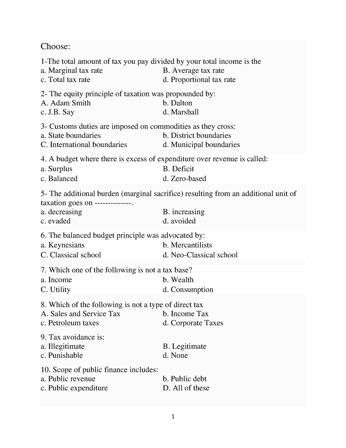 public-finance-1-choose-1-the-total-amount-of-tax-you-pay-divided