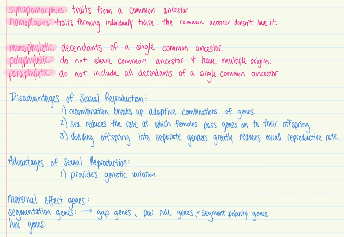 MISC Notes From Book/lecture - BIOL14110AAA - Studocu