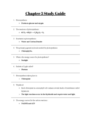 Chapter 4 Study Guide - Chapter 4 Study Guide + Extra Notes Define And 