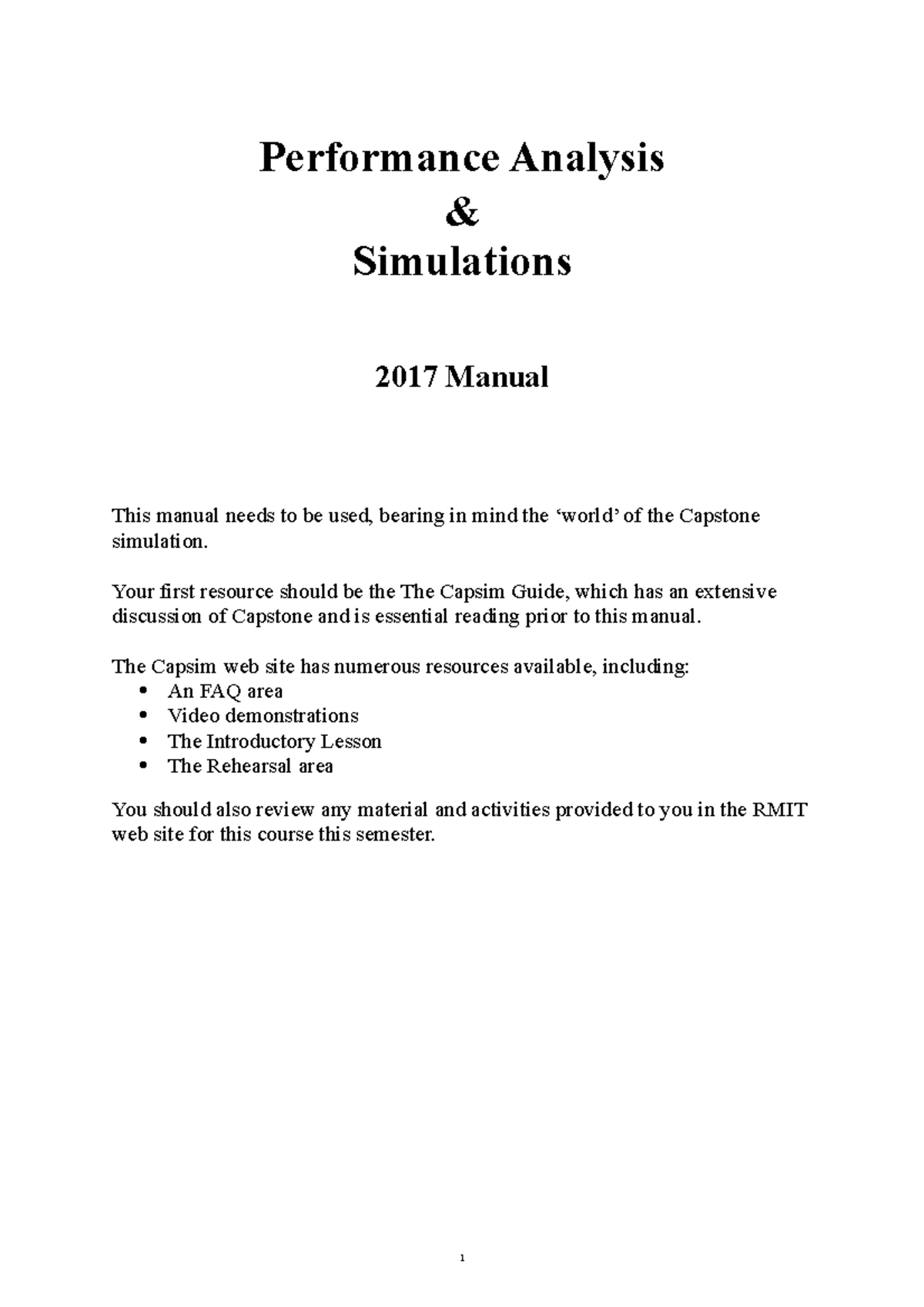 2017 PAS manual - Performance Analysis & Simulations 2017 Manual This ...