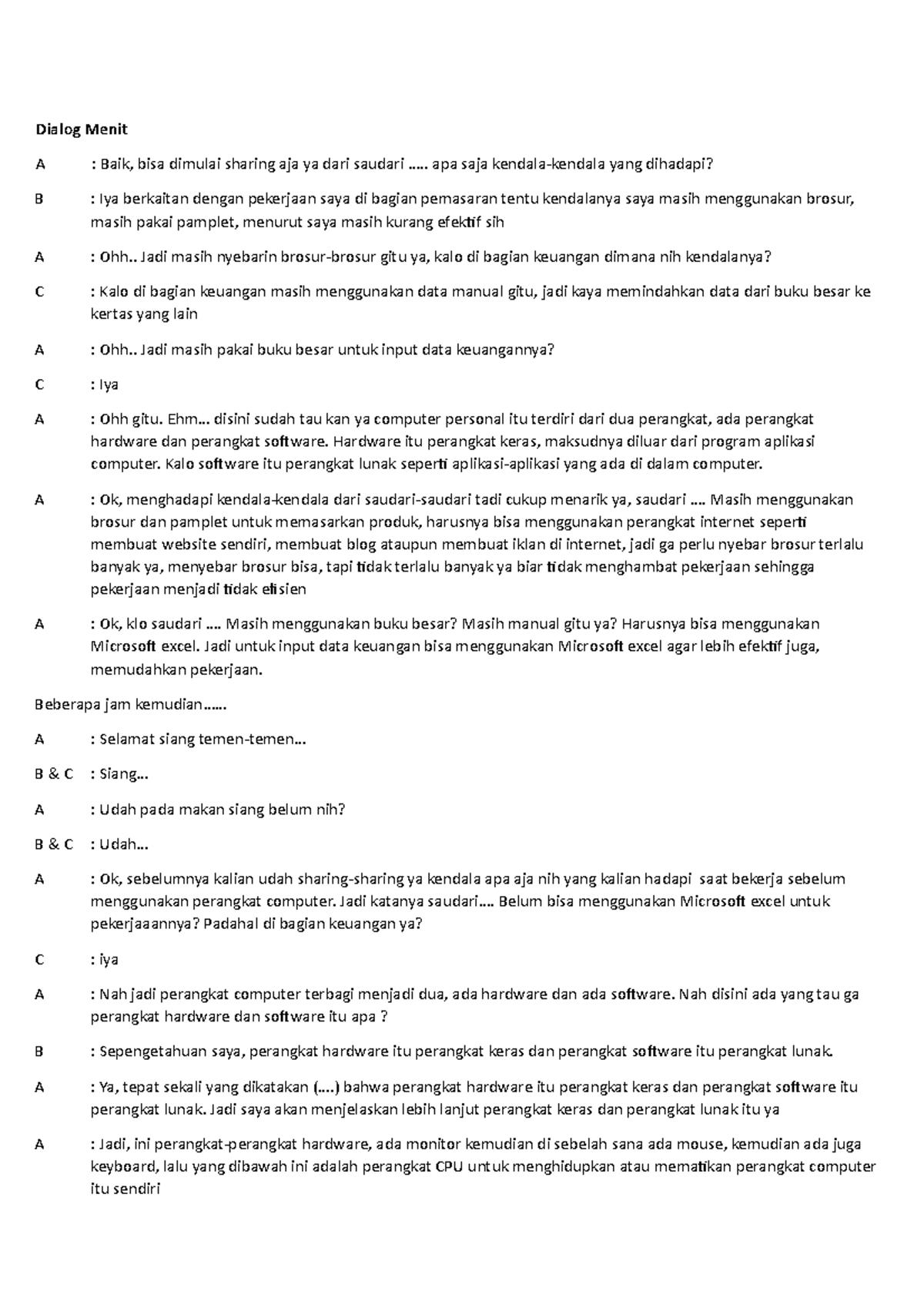 Kombis Dialog - Teknologi Informasi dan Penyimpanan Data Elektronik ...