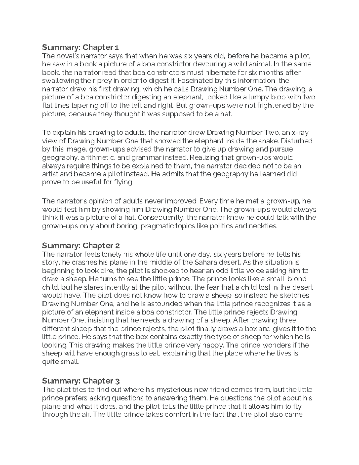 the-little-prince-summary-chapter-1-3-summary-chapter-1-the-novel-s
