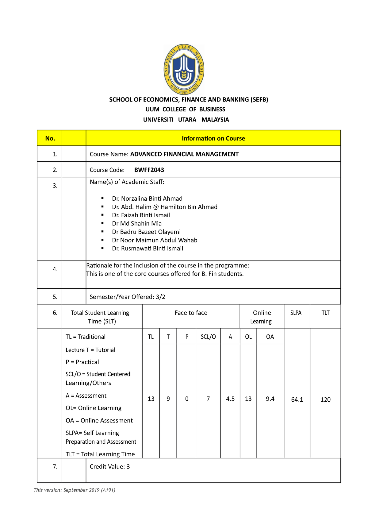 phd in financial management syllabus