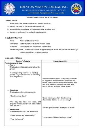 LP-Sept - This Is A Lesson Plan - Republic Of The Philippines ...