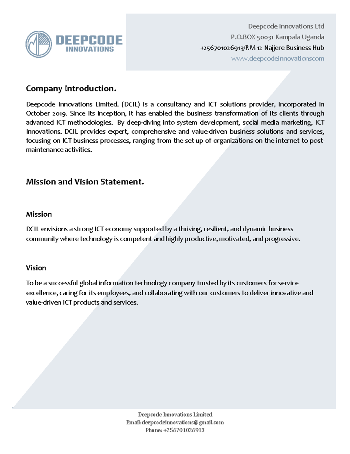 Deepcode Innovations Service Cateloge-Updated Latest latest - Deepcode ...