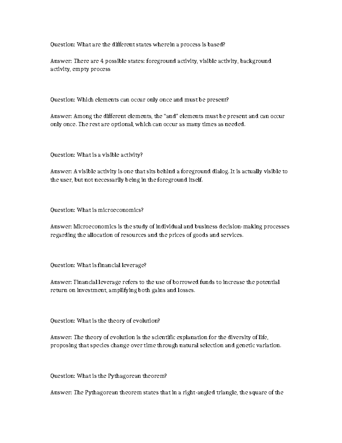 Tieton aidos roundwombed Question What are the different states