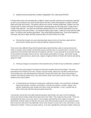 Framework - The framework option that I chose is the WH framework. This ...