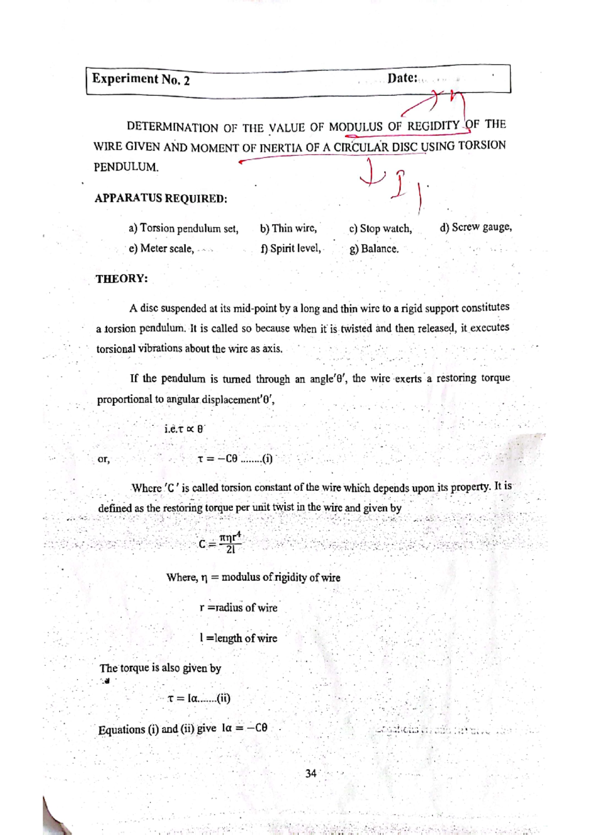 Physics-lab-initial - Physics lab practicals - computer engineering ...