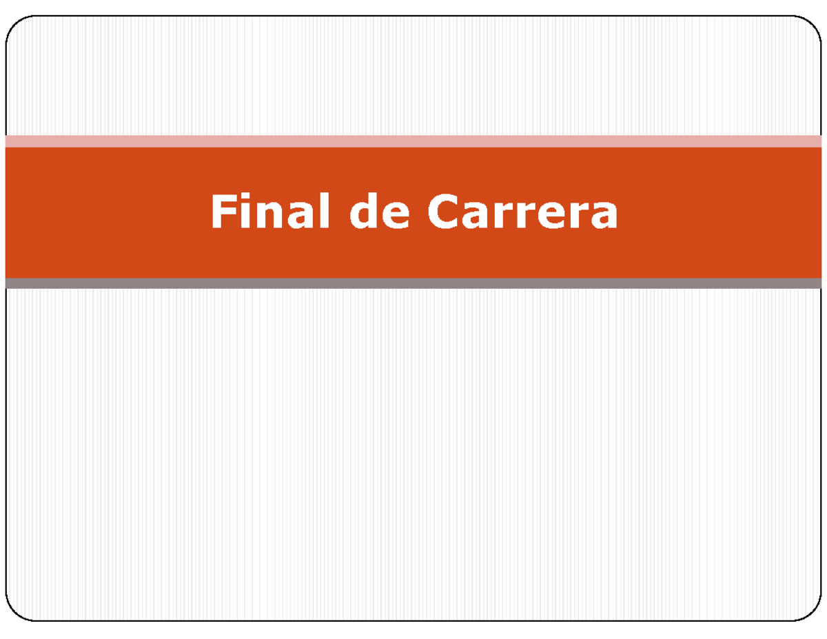 Final DE Carrera - Elemento electrico para control de posición. - Final ...