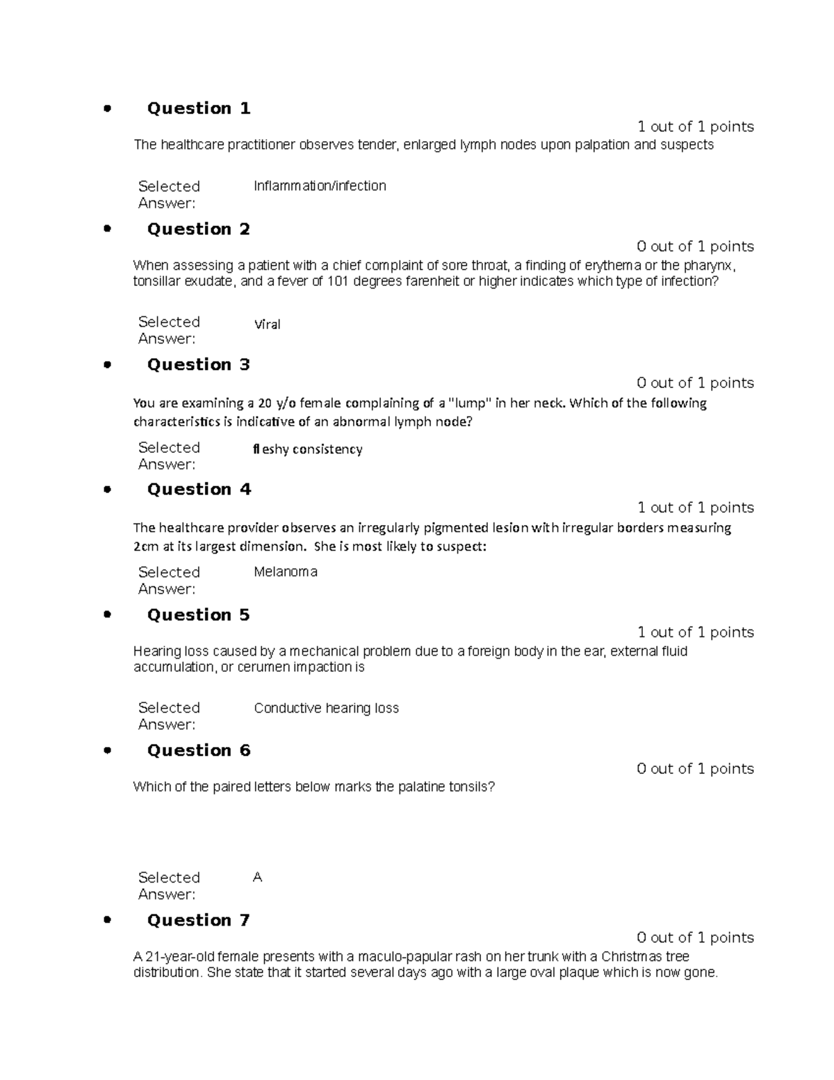 week 2 quiz thesis statements and topic sentences