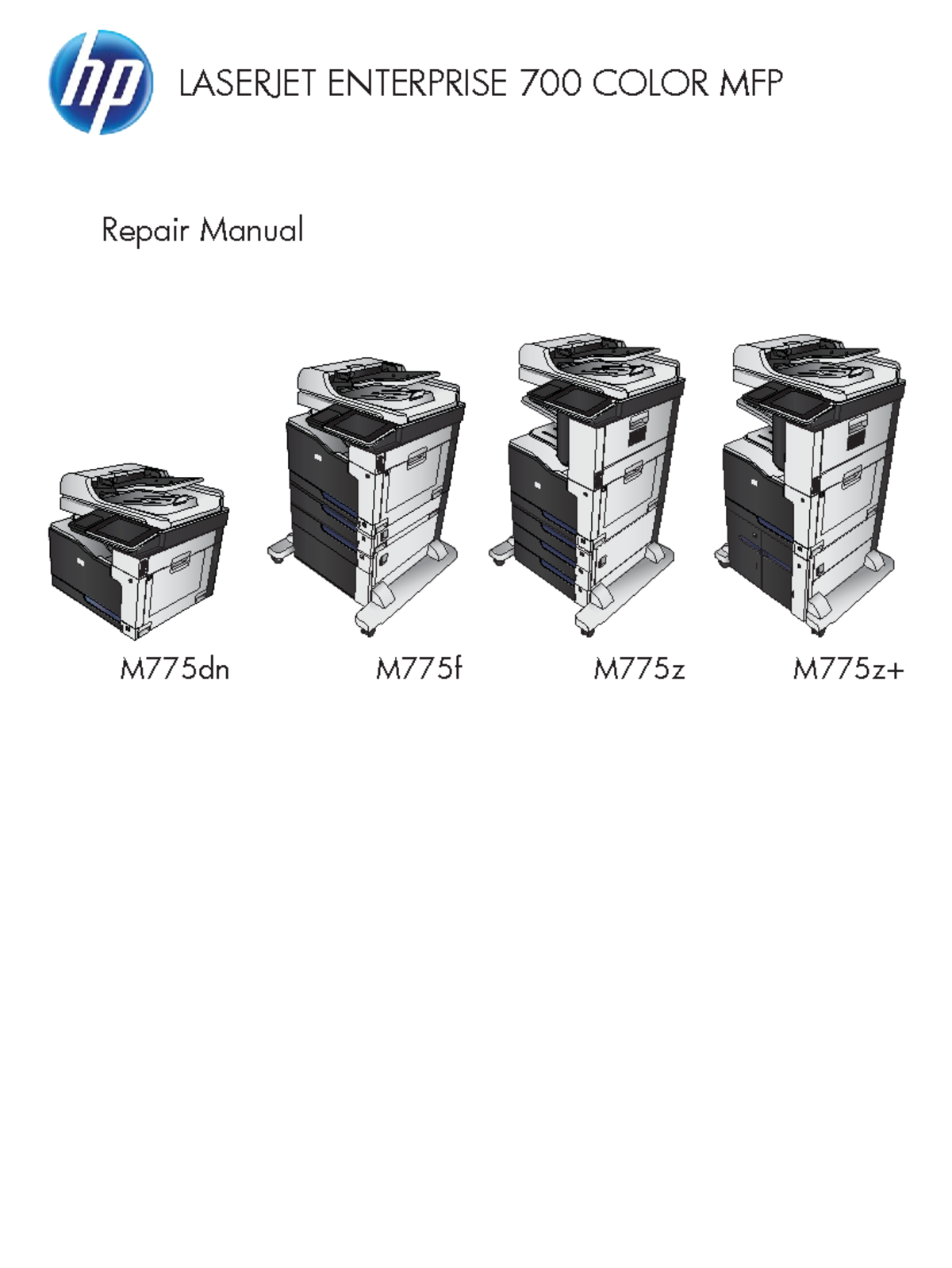 Manual Servicio Laserjet 700 Color - LASERJET ENTERPRISE 700 COLOR MFP ...