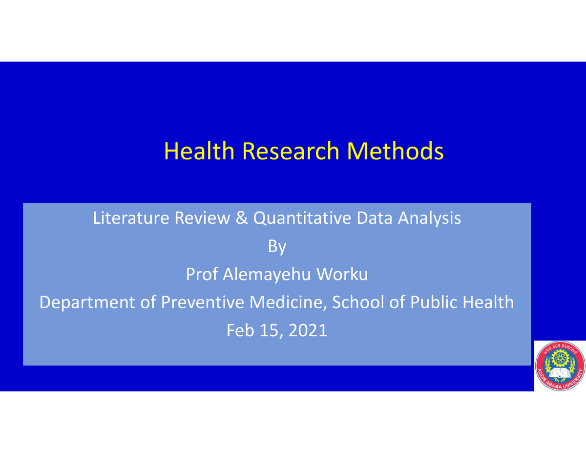 literature review quality of data