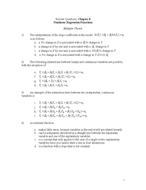 Midterm 2 Version 1 Answer Key - BROCK UNIVERSITY Econ 1P92, Fall 2022 ...