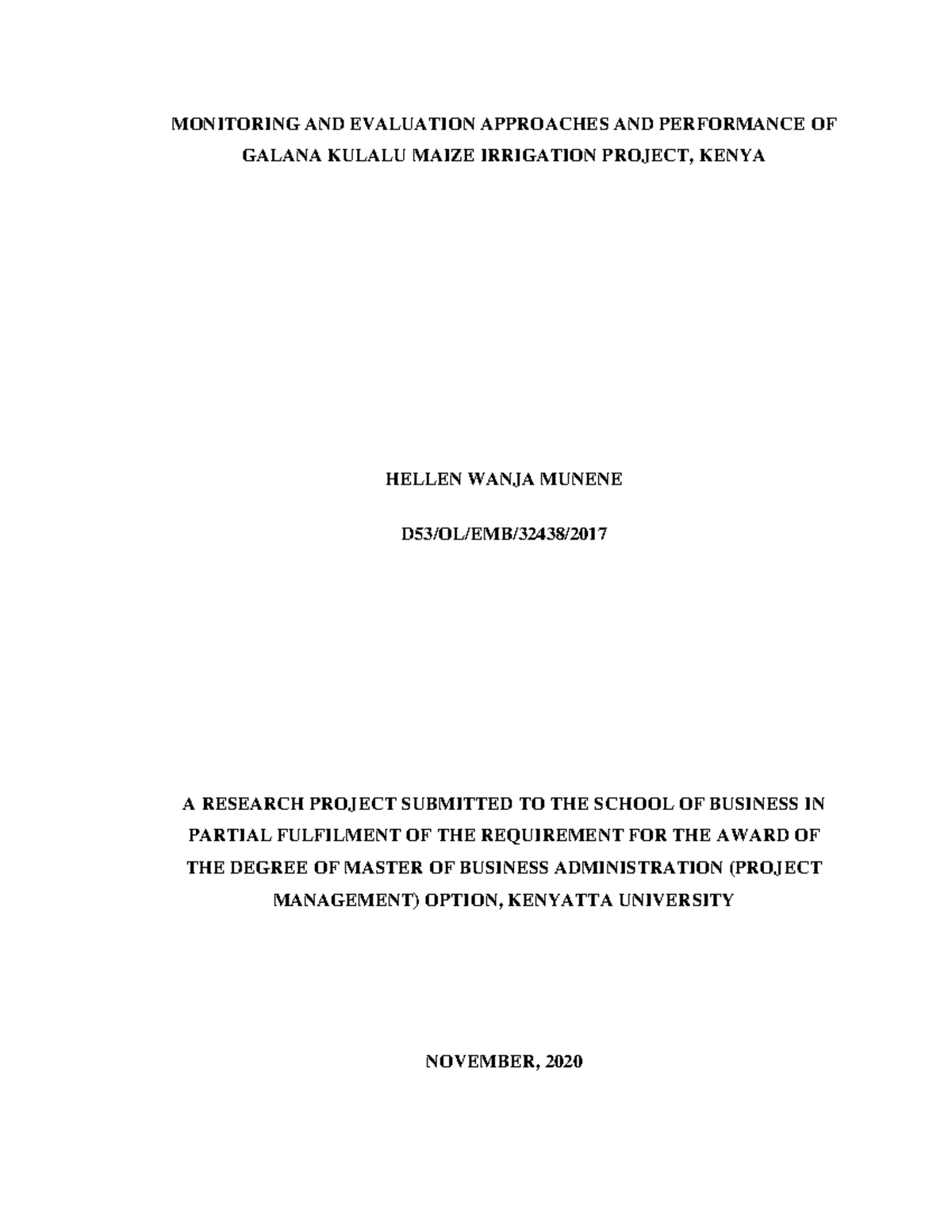 Monitoring and Evaluation Approaches - MONITORING AND EVALUATION ...