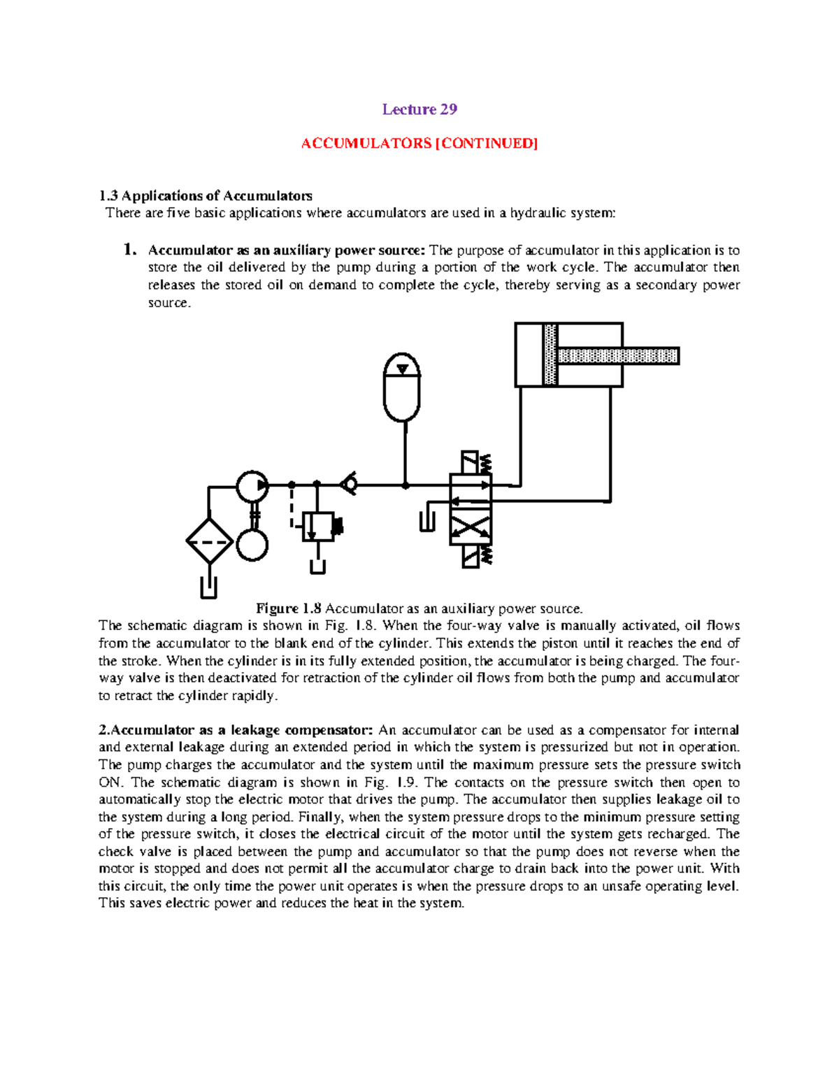 Lecture 29 Lecture 29 ACCUMULATORS [CONTINUED] 1 Applications of