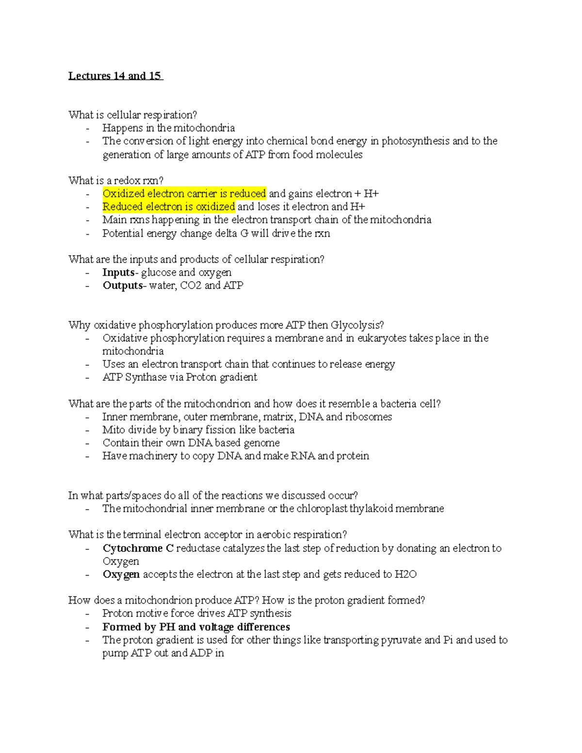 Lectures 14 And 15 - Lecture Notes 14 And 15 - Lectures 14 And 15 What ...