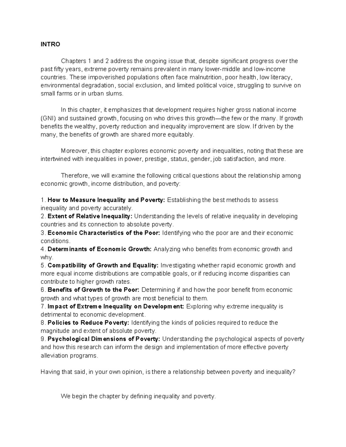 Bee module 4 - Chapters 1 and 2 address the ongoing issue that, despite ...