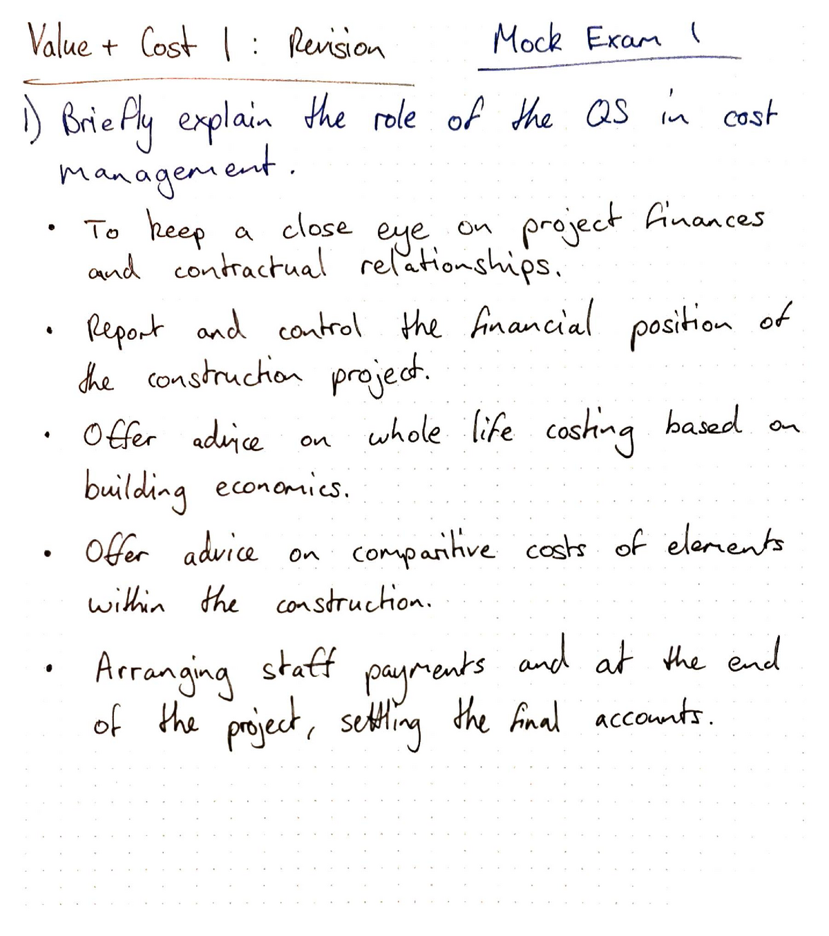 Exam 1 11 January 2018, Questions And Answers - ' To M C\ QKDSP— E, Ov ...